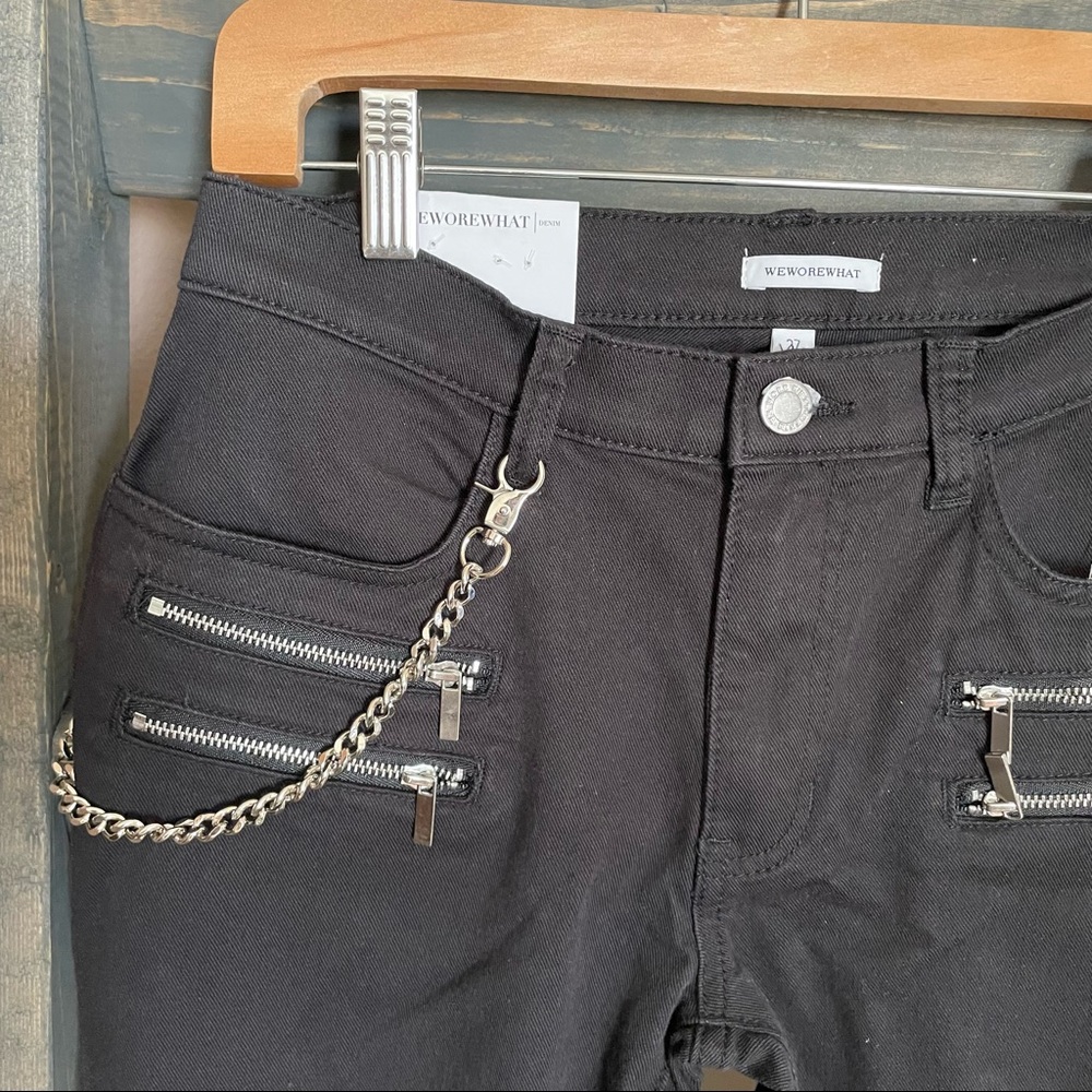 NEW | WeWoreWhat Rocker Low Rise Kick Pant - Picture 4 of 14
